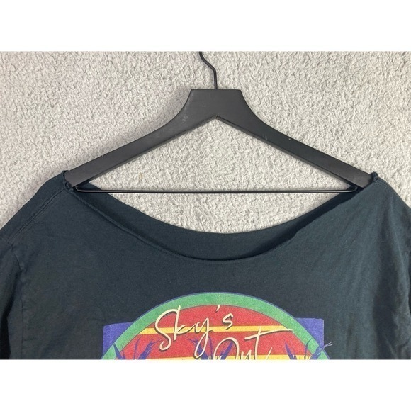 Chubbies Distressed T-Shirt Black Size 2XL Comfortable Stylish Casual Wear Tee - Picture 5 of 8